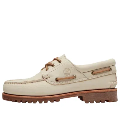 Timberland Lake House 3-eye Lug Boat 'light Beige' In Neutral