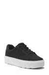 Timberland Women's Laurel Court Casual Sneakers From Finish Line In Black Nubuck