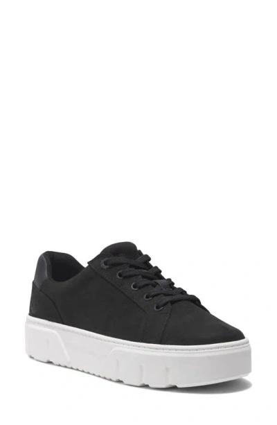 Timberland Women's Laurel Court Casual Trainers From Finish Line In Black Nubuck