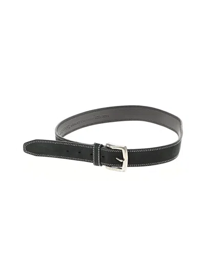 Pre-owned Timberland Leather Belt In Black