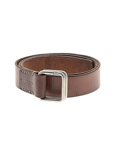 Pre-owned Timberland Leather Belt In Brown