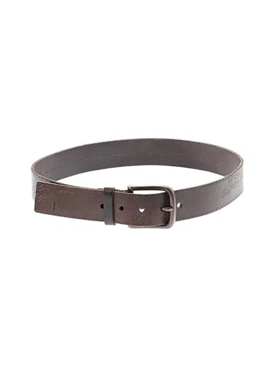 Pre-owned Timberland Leather Belt In Brown