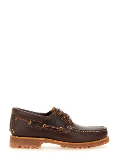 Timberland Leather Boat Moccasin In Brown