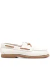 Timberland Almond Toe Moc Stitched Boat Shoe In Neutrals