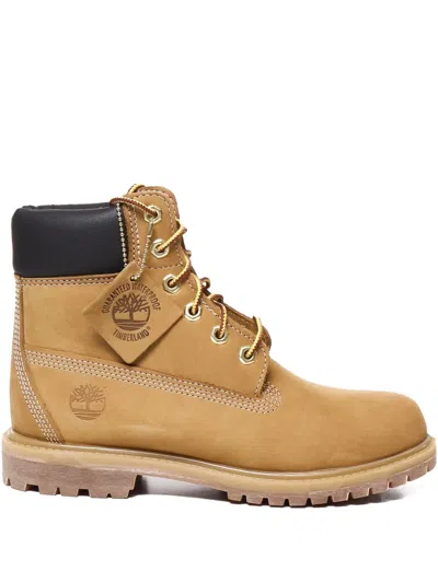 Timberland Leather Boots In Neutral
