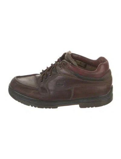 Pre-owned Timberland Leather In Brown