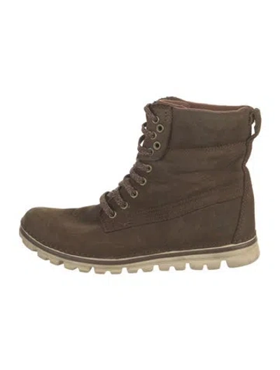 Pre-owned Timberland Leather Combat Boots