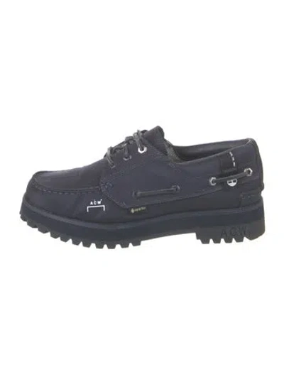 Pre-owned Timberland Leather Loafers In Blue