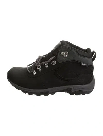 Pre-owned Timberland Leather Sneakers W/ Tags In Black