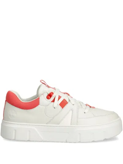 Timberland Leather Sneakers In White