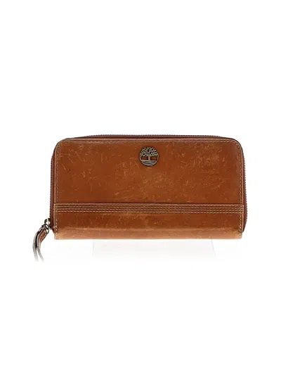 Pre-owned Timberland Leather Wallet In Tan