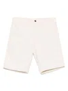 Timberland Light Beige Cotton Bermuda Shorts