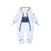 Timberland Light Blue Down Jacket For Baby Boy With Logo In Light Blue