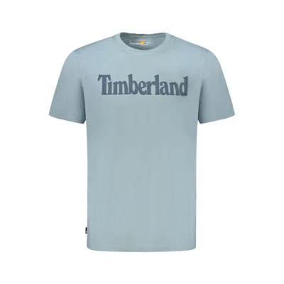 Timberland Light Blue Organic Cotton Men T-shirt