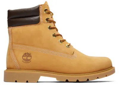 Pre-owned Timberland Linden Woods 6" Waterproof Boot (women's) Sneakers In Wheat/black