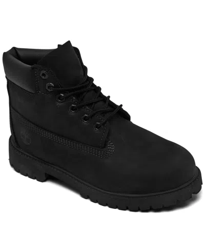 Timberland Little Kids 6 Inch Premium Waterproof Boots From Finish Line In Black