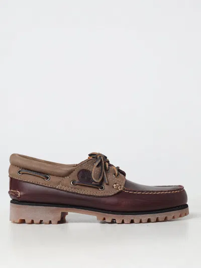 Timberland Loafers  Men Color Burgundy In Burgunderrot
