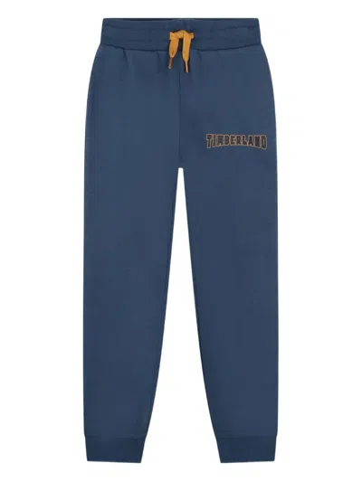 Timberland Kids' Logo-appliqué Track Trousers In Blue