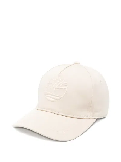 Timberland Kids' Logo Baseball Cap In Neutral