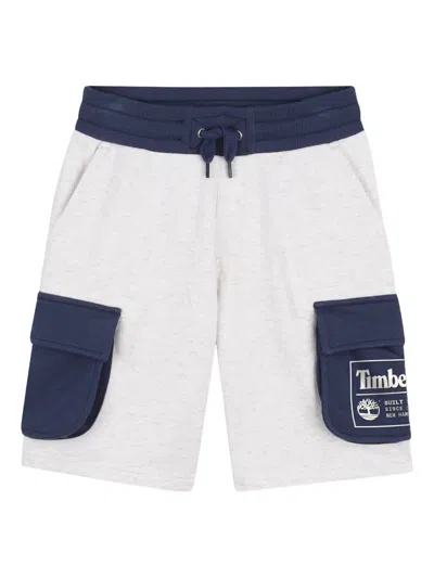 Timberland Kids' Logo-detail Pocket Shorts In Multi