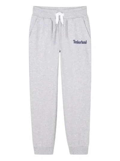 Timberland Kids' Logo-detail Track Trousers In Grey