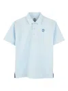 Timberland Poloshirt Mit Logo-stickerei In Blue