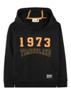 Timberland Logo Hoodie In Black