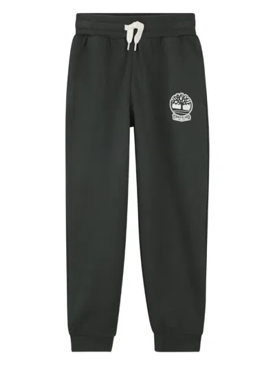 Timberland Kids' Logo-patch Joggers In Black