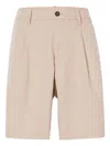 Timberland Logo-patch Shorts In Neutral