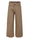 Timberland Logo-patch Trousers In Brown