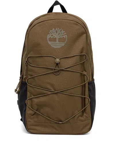 Timberland Logo-print Backpack In Green