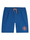 Timberland Logo-print Drawstring Swim Shorts In Blue