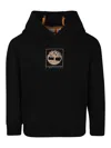 Timberland Logo-print Hoodie In Black