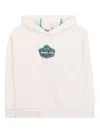 Timberland Logo-print Hoodie In White