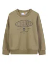 Timberland Logo-print Sweatshirt In Brown