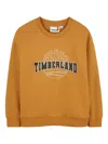 Timberland Logo-print Sweatshirt In Yellow