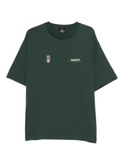 Timberland Logo-print T-shirt In Green