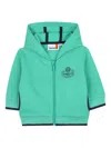 Timberland Logo-print Zip-up Hoodie In Green