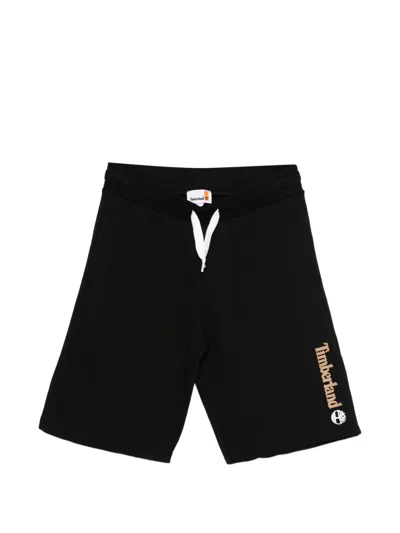 Timberland Logo Shorts In Black