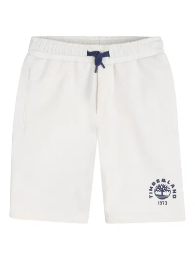 Timberland Kids' Logo Shorts In White