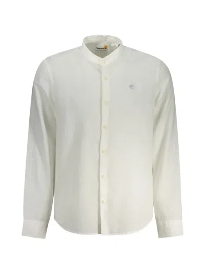 Timberland Logo-detail Long-sleeve Shirt In Neutral