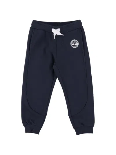 Timberland Babies' Logo-patch Track Pants In Blue