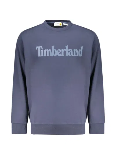 Timberland Logo-print Sweatshirt In Blue