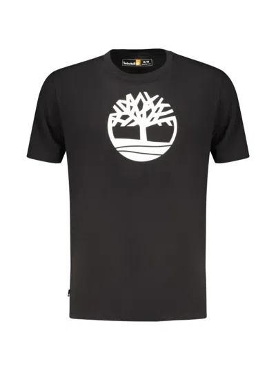 Timberland Logo-print T-shirt In Black