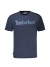 Timberland Logo-print T-shirt In Blue