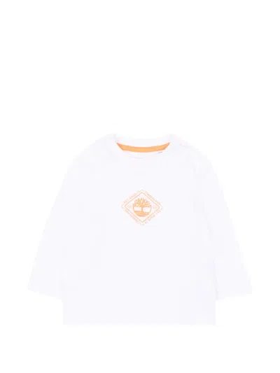 Timberland Babies' Long-sleeve T-shirt In White