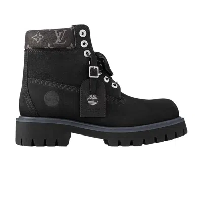 Pre-owned Timberland Louis Vuitton X 6 Inch Ankle Boot 'black'