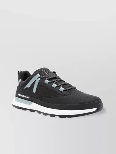 Timberland Low Top Chunky Sole Lace Up Sneaker In Black