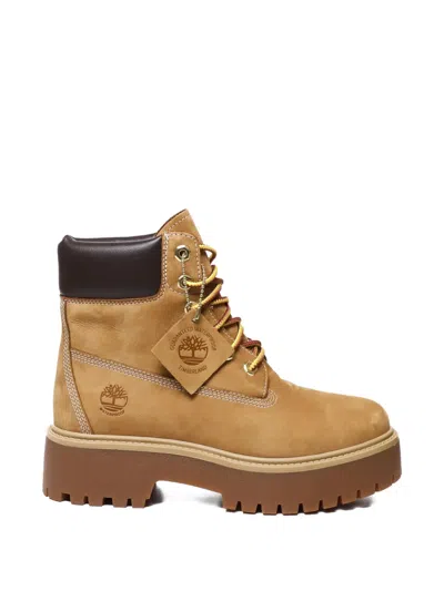 Timberland Lug-sole Lace-up Boots In Brown