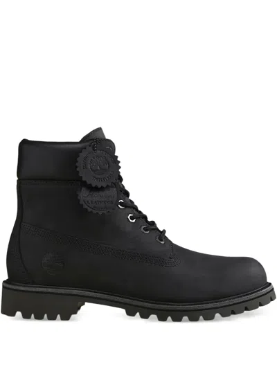 Timberland Luxe Lace-up Mid Boots In Black